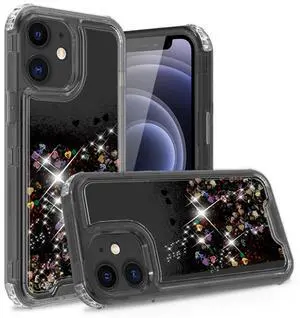 Kickstand Ring Holder TPU Shockproof Case With Magnetic Car MountAPPLE IPHONE 12 MINI In Black