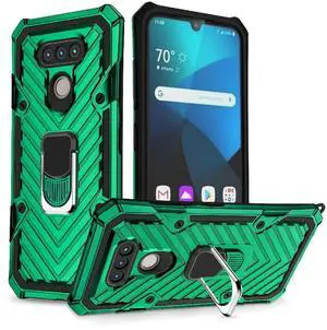Reiko Kickstand Anti-Shock And Anti Falling Case for LG HARMONY 4 In Green
