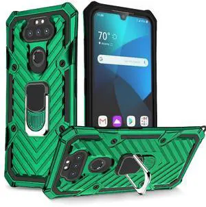 Reiko Kickstand Anti-Shock And Anti Falling Case for LG ARISTO 5 In Green