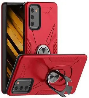 Phone Case with Ring Holder SAMSUNG GALAXY NOTE 20 In Red