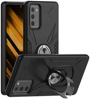 Phone Case with Ring Holder SAMSUNG GALAXY NOTE 20 In Black