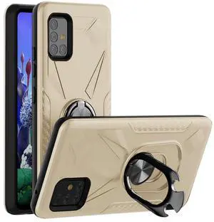 Phone Case with Ring Holder SAMSUNG GALAXY A51 5G In Gold