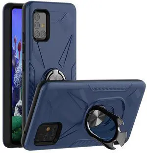 Phone Case with Ring Holder SAMSUNG GALAXY A51 5G In Blue