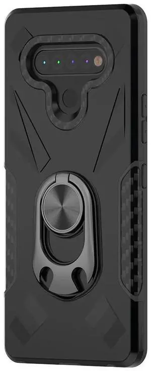 Phone Case with Ring Holder LG STYLO 6 Case In Black