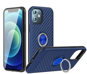 Phone Case with Ring Holder APPLE IPHONE 12 MINI In Blue