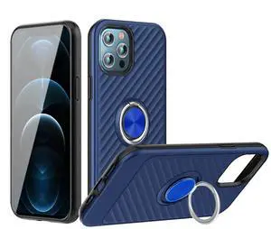 Phone Case with Ring Holder APPLE IPHONE 12 PRO MAX In Blue