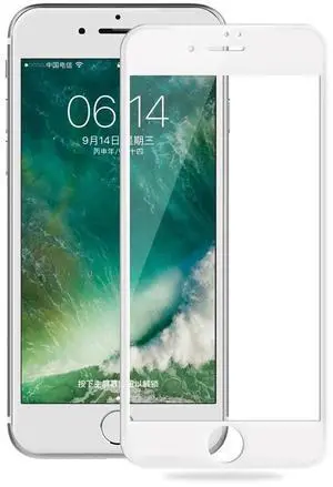 Reiko iPhone 7/8/SE2 Screen Tempered Glass 3D full coverage HD Clear Protective Film In White