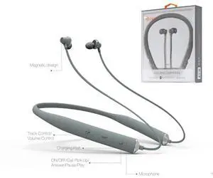 Reiko Universal Bluetooth Earphones Gray