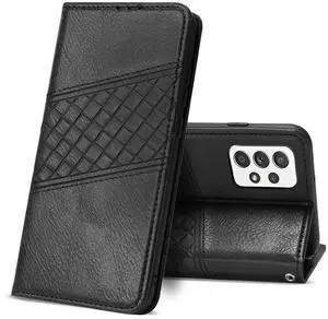 Reiko Samsung Galaxy A52/5G 3-In-1 Wallet Case In Black