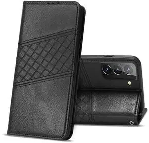 Reiko Samsung Galaxy S21 FE 3-In-1 Wallet Case In Black