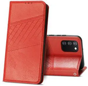 Reiko Samsung Galaxy A02S 3-In-1 Wallet Case In Red