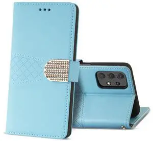 Reiko Samsung Galaxy A32 5G  3-In-1 Wallet Case In Blue