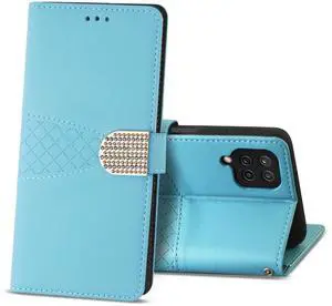 Reiko Samsung Galaxy A12 5G 3-In-1 Wallet Case In Blue