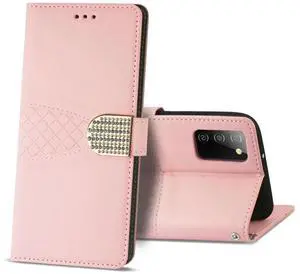 Reiko Samsung Galaxy A02S  3-In-1 Wallet Case In Pink