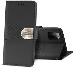 Reiko Samsung Galaxy A02S  3-In-1 Wallet Case In Black