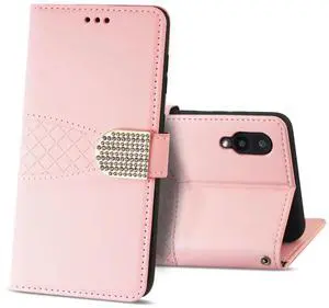 Reiko Samsung Galaxy A02  3-In-1 Wallet Case In Pink