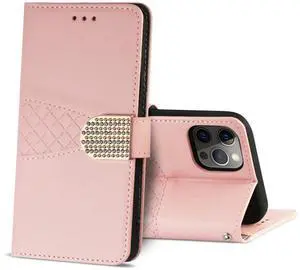 Reiko 3-In-1 Wallet CaseAPPLE IPHONE 12 PRO MAX In Pink Reiko 3-In-1 Wallet CaseAPPLE IPHONE 12 PRO MAX In Pink