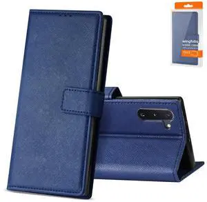 Reiko SAMSUNG GALAXY NOTE 10 3-In-1 Wallet Case In BLUE