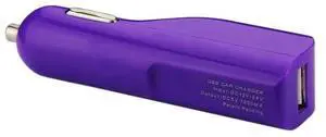 REIKO MICRO USB 1 AMP CAR CHARGER IN PURPLE