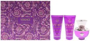 Dylan Purple by Versace for Women - 3 Pc Gift Set 1.7oz EDP Spray , 1.7oz Perfumed Bath and Shower Gel, 1.7oz Perfumed Body Lotion