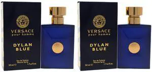 Dylan Blue by Versace for Men - 1.7 oz EDT Spray - Pack of 2