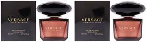 Versace Crystal Noir by Versace for Women - 3 oz EDT Spray - Pack of 2