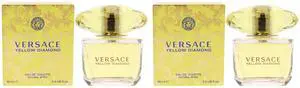 Versace Yellow Diamond by Versace for Women - 3 oz EDT Spray - Pack of 2