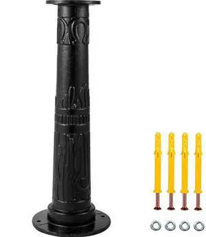 VEVOR Antique Hand Water Pump Stand Pitcher Pump Stand Cast Iron Well Pump Stand with Pre-set 0.5\" Holes for Easy Installation Old Fashion Pitcher Hand Pump Stand for Home Yard Pond Garden Outdoors B