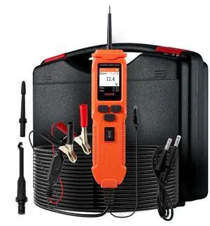 VEVOR Automotive Circuit Tester, 8 - 35 DCV Power Circuit Probe Tester with TFT Color Display and Lighting, Automotive Power Tester Probe with 19.7 ft / 6 m Cable, 2-in-1 Electrical Detector Finder