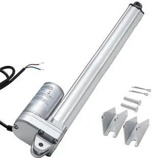 VEVOR 12V Linear Actuator, 12 Inch IP65 Waterproof Linear Actuator, 675lbs/3000N 0.2"/s Motion Actuators with Mounting Bracket for Outdoor Use