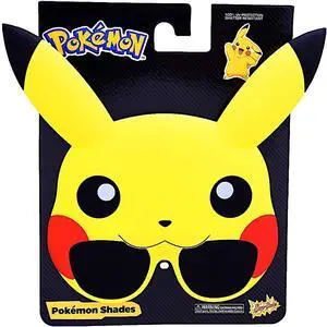 Sun-Staches (R) SG3457 Pokemon Pikachu Sunglasses for Kids and Adults UV Protection