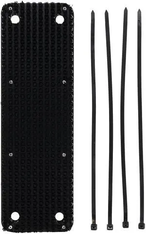 RoadPro Cab Step Mat RPCF6018 RV Landing Step Boot Brush Mat Tractor Trailer Camper Truck-Black