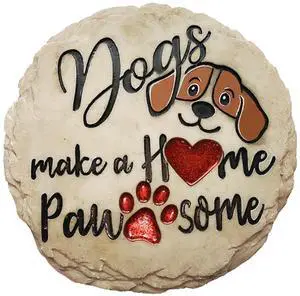 Dogs Make a Home Stepping Stone