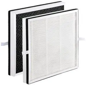 VEVOR Air Purifier Replacement Filter, H13, 3-in-1 Compact & Lightweight Replacement Filter with Sturdy PET Pre-Filter, Easy-to-Grab Purifier Filter with Activated Carbon, Fit for Square Purifier