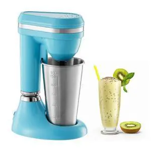 VEVOR Milkshake Maker, 100W Milk Shake Maker Mixer, Single Head Drink Mixer Blender Machine, Dual-Speed Adjustment Milkshake Blender with Stainless Steel Cup, for Home, Kitchen, Bar & Beverage Shop
