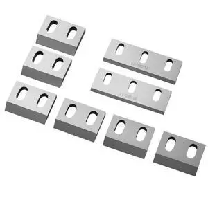 VEVOR Shredder Blades, Alloy Steel Shredder Machine Blade Kit with 6 Rotating and 2 Fixed Blades, High-Hardness SKD-11 Blade, Compatible with Model 250 Plastic Grinder, for ABS, PP, PVC & Nylon