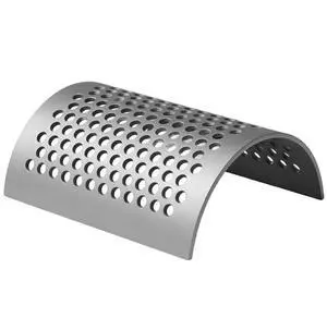 VEVOR Screen Mesh for Plastic Shredder, High-Quality Steel Durable Mesh, 0.315 in/8 mm High-Precision Aperture Screen, Compatible with Model 180 Plastic Grinder, Suitable for Small Particle Recycling