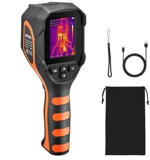 VEVOR Thermal Camera, 320 x 240 TISR Super Resolution, Thermal Imaging Camera with 2MP Visual Camera, 256 x 192 IR Resolution, 25 HZ Refresh Rate, -4°F to 1022°F, 4 Image Modes & 6 Color Palettes