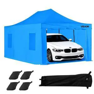 VEVOR Portable Paint Booth Tent, 231.1 x 156.7 x 70.08 inch Portable Garage Spray Tent, Waterproof Spray Booth with Foldable Frame Design & 4 Mesh Side Windows for Auto Parts, Furniture, Car Painting