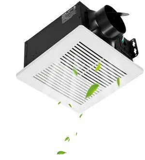 VEVOR Bathroom Exhaust Fan, 50-80-110 CFM Bathroom Vent, Low-Noise, Premium Motor Ceiling Fan, Standard 4-inch Duct Interface for Laundry Room, Storage Room, Home Ventilation, White