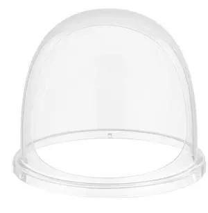 VEVOR Cotton Candy Machine Cover, Transparent Acrylic Dome Bubble Shield, Cotton Candy Machine Bubble Shield Compatible with 15inch Cottons Candies Machines Bowl for Party, Shops, Bottom Groove Design
