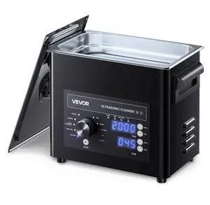 VEVOR 3L Ultrasonic Cleaner, Professional Ultrasonic Cleaner Machine with Knob Control, Stainless Steel Cleaning Machine with Basket and Cleaning Ball, for Watches, Razors, Jewelry, Coins and More