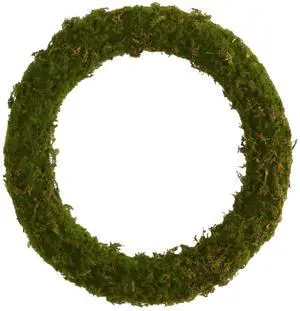 Nearly Natural 20" Moss Artificial Wreath Nearly Natural 20" Moss Artificial Wreath