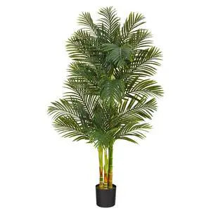 Nearly Natural 6' Golden Cane Artificial Palm Tree Nearly Natural 6' Golden Cane Artificial Palm Tree