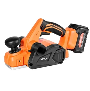 Cordless Handheld Planer, 3-1/4-Inch Cut Width, 15000 RPM Electric Hand Wood Planer with 4.0 Ah 18V Lithium Battery, Brushless Motor, Adjustable Cut Depth, Dust Collection Bag, for Woodworking Cordless Handheld Planer, 3-1/4-Inch Cut Width, 15000 RPM Electric Hand Wood Planer with 4.0 Ah 18V Lithium Battery, Brushless Motor, Adjustable Cut Depth, Dust Collection Bag, for Woodworking