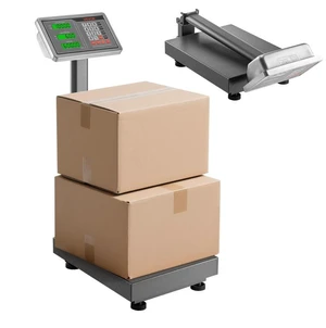 Computing Digital Platform Scale, 220 lbs Load, 0.04 lbs Accuracy, Electronic Floor Scale with LB/KG, Tare, Price Calculator, AC/DC Power Supply, Fit for Luggage, Shipping, Packages, Postage Computing Digital Platform Scale, 220 lbs Load, 0.04 lbs Accuracy, Electronic Floor Scale with LB/KG, Tare, Price Calculator, AC/DC Power Supply, Fit for Luggage, Shipping, Packages, Postage