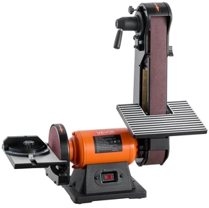 6" Disc Sander & 2" x 42" Belt Sander, 420W Professional Bench Belt Disc Sanders Combo with Multiple Angle Adjustments for DIY Woodworking, Furniture Refinishing, Knife Sharpening 6" Disc Sander & 2" x 42" Belt Sander, 420W Professional Bench Belt Disc Sanders Combo with Multiple Angle Adjustments for DIY Woodworking, Furniture Refinishing, Knife Sharpening