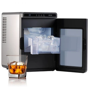 Countertop Ice Maker, 22 lbs per Day, Self-Cleaning Portable Machine with Tong, Drawer-Style Ice Access, Ice-Making Machine with Large Square Cubes, for Home, Kitchen, Office, Bar & Party Countertop Ice Maker, 22 lbs per Day, Self-Cleaning Portable Machine with Tong, Drawer-Style Ice Access, Ice-Making Machine with Large Square Cubes, for Home, Kitchen, Office, Bar & Party