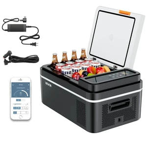 Car Refrigerator, DC 12/24V AC100-240V Compressor Electric Cooler, -4°F to 68°F Car Fridge with APP Control, 21 QT Cars Freezer for RVs, Campsites, Boats, Camping, Fishing, 60W Portable Freezer Car Refrigerator, DC 12/24V AC100-240V Compressor Electric Cooler, -4°F to 68°F Car Fridge with APP Control, 21 QT Cars Freezer for RVs, Campsites, Boats, Camping, Fishing, 60W Portable Freezer