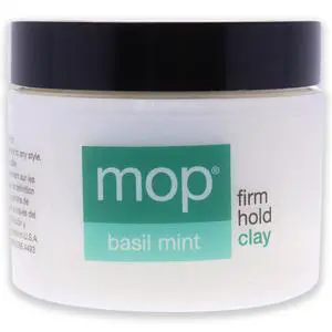 Basil Mint Firm Hold Clay by MOP for Unisex - 2 oz Clay Basil Mint Firm Hold Clay by MOP for Unisex - 2 oz Clay